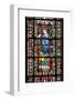 France, Alsace, Strasbourg, Strasbourg Cathedral, Stained Glass Window, Maximinus Thrax-Samuel Magal-Framed Photographic Print