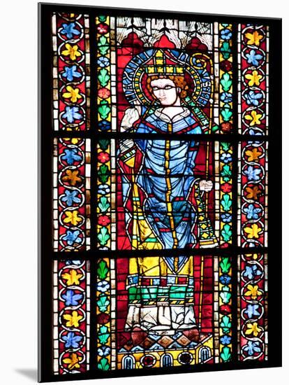 France, Alsace, Strasbourg, Strasbourg Cathedral, Stained Glass Window, Maximinus Thrax-Samuel Magal-Mounted Photographic Print