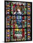 France, Alsace, Strasbourg, Strasbourg Cathedral, Stained Glass Window, Maximinus Thrax-Samuel Magal-Mounted Photographic Print