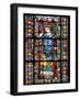 France, Alsace, Strasbourg, Strasbourg Cathedral, Stained Glass Window, Maximinus Thrax-Samuel Magal-Framed Photographic Print