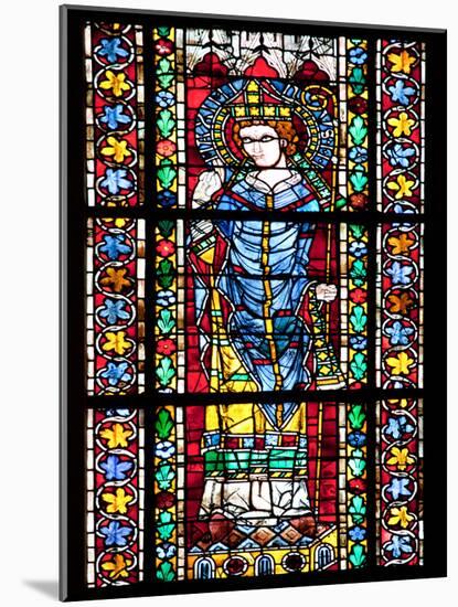 France, Alsace, Strasbourg, Strasbourg Cathedral, Stained Glass Window, Maximinus Thrax-Samuel Magal-Mounted Photographic Print