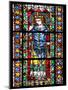 France, Alsace, Strasbourg, Strasbourg Cathedral, Stained Glass Window, Maximinus Thrax-Samuel Magal-Mounted Photographic Print