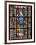 France, Alsace, Strasbourg, Strasbourg Cathedral, Stained Glass Window, Maximinus Thrax-Samuel Magal-Framed Photographic Print