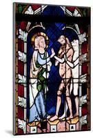 France, Alsace, Strasbourg, Strasbourg Cathedral, Stained Glass Window, New Testament Scene-Samuel Magal-Mounted Photographic Print