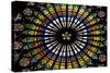 France, Alsace, Strasbourg, Strasbourg Cathedral, Stained Glass Window, Rose Window-Samuel Magal-Stretched Canvas