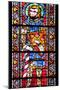 France, Alsace, Strasbourg, Strasbourg Cathedral, Stained Glass Window, Saint Marcus (Dux)-Samuel Magal-Mounted Photographic Print