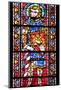 France, Alsace, Strasbourg, Strasbourg Cathedral, Stained Glass Window, Saint Marcus (Dux)-Samuel Magal-Mounted Photographic Print