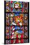 France, Alsace, Strasbourg, Strasbourg Cathedral, Stained Glass Window, Saint Marcus (Dux)-Samuel Magal-Mounted Photographic Print