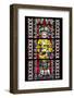 France, Alsace, Strasbourg, Strasbourg Cathedral, Stained Glass Window, Saint Remi (Remegius)-Samuel Magal-Framed Photographic Print