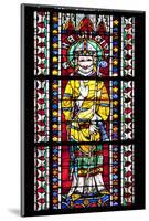 France, Alsace, Strasbourg, Strasbourg Cathedral, Stained Glass Window, Saint Remi (Remegius)-Samuel Magal-Mounted Photographic Print