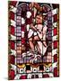 France, Alsace, Strasbourg, Strasbourg Cathedral, Stained Glass Window, Satan-Samuel Magal-Mounted Photographic Print