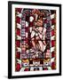 France, Alsace, Strasbourg, Strasbourg Cathedral, Stained Glass Window, Satan-Samuel Magal-Framed Photographic Print