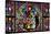 France, Alsace, Strasbourg, Strasbourg Cathedral, Stained Glass Window, Solomon Judgment-Samuel Magal-Stretched Canvas