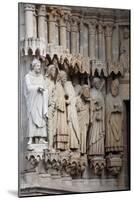 France, Amiens Cathedral, West Facade, Portal of St. Firmn, Jamb Statues-Samuel Magal-Mounted Photographic Print