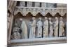 France, Amiens Cathedral (World Heritage Site), South Transept, Portal of the Golden Virgin-Samuel Magal-Mounted Photographic Print