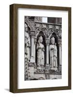 France, Amiens Cathedral (World Heritage Site), West Facade, Gallery of Kings-Samuel Magal-Framed Photographic Print