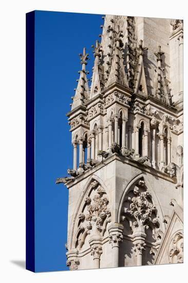 France, Amiens Cathedral (World Heritage Site), West Facade-Samuel Magal-Stretched Canvas