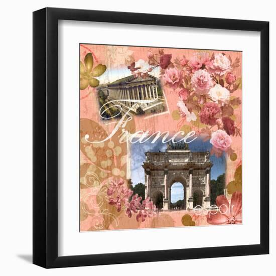 France Amour Coral-Lauren Gibbons-Framed Art Print