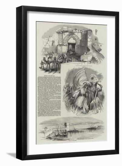 France and Morocco-null-Framed Giclee Print