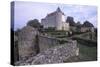 France, Aquitaine, Issac, Montreal Castle-null-Stretched Canvas
