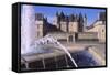 France, Aquitaine, Jumilhac-Le-Grand, Jumilhac Castle-null-Framed Stretched Canvas