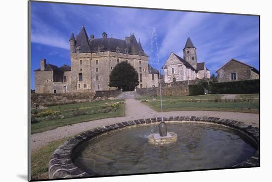 France, Aquitaine, Jumilhac-Le-Grand, Jumilhac Castle-null-Mounted Giclee Print