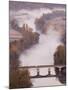 France, Aquitaine Region, Dordogne, Domme, Dordogne River Valley in Fog from the Belvedere De La Ba-Walter Bibikow-Mounted Photographic Print