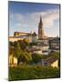 France, Aquitaine Region, Gironde Department, St-Emilion, Wine Town, Town View with Eglise Monolith-Walter Bibikow-Mounted Photographic Print