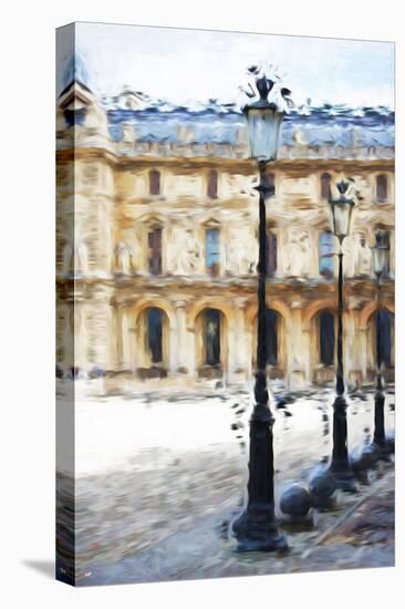 France Architecture III - In the Style of Oil Painting-Philippe Hugonnard-Stretched Canvas