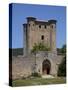 France, Arques Castle, Donjon (Keep) and Gate-null-Stretched Canvas