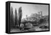 France, Auch-Thomas Allom-Framed Stretched Canvas