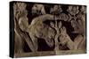 France, Autun, Cathedral of Saint-Lazare, Temptation of Eve, Lintel by Gislebertus or Gisleberto-null-Stretched Canvas