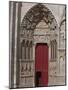France, Auxerre Cathedral, West Facade, South P-null-Mounted Photographic Print