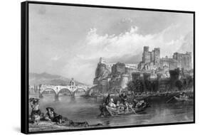 France Avignon-Thomas Allom-Framed Stretched Canvas