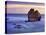 France, Biarritz, Pyrenees-Atlantique, Seascape and Rock Formation-Shaun Egan-Stretched Canvas