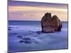 France, Biarritz, Pyrenees-Atlantique, Seascape and Rock Formation-Shaun Egan-Mounted Photographic Print