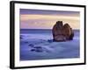 France, Biarritz, Pyrenees-Atlantique, Seascape and Rock Formation-Shaun Egan-Framed Photographic Print