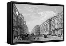 France Bordeaux-Thomas Allom-Framed Stretched Canvas