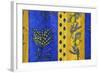 France, Bouches-Du-Rhone. Aix-En-Provence. Textiles at Market-Kevin Oke-Framed Photographic Print