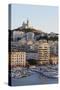 France, Bouches Du Rhone, Marseille. Cityscape and Waterfront-Kevin Oke-Stretched Canvas