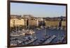 France, Bouches Du Rhone, Marseille. Overlooking Vieux Port with Boats-Kevin Oke-Framed Photographic Print