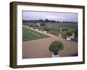 France, Bourgogne, Surroundings of Palinges, Castle of Digoine, Orange Grove-null-Framed Giclee Print