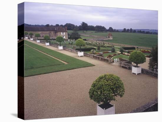 France, Bourgogne, Surroundings of Palinges, Castle of Digoine, Orange Grove-null-Stretched Canvas