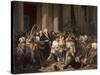 France: Bread Riot, 1793-Louis Leopold Boilly-Stretched Canvas