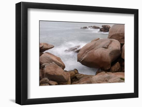 France, Brittany, C™tes-D'Armor, C™te De Granit Rose, Ploumanac'H-Andreas Keil-Framed Photographic Print