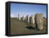 France, Brittany, Camaret-Sur-Mer, Megalithic Alignements of Lagatjar-null-Framed Stretched Canvas