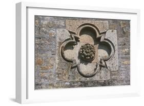 France, Brittany, Castle of Bonne Fontaine, Brick Detail-null-Framed Giclee Print