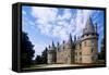 France, Brittany, Castle of Bonne Fontaine-null-Framed Stretched Canvas