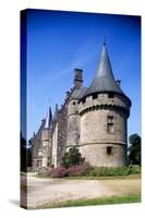France, Brittany, Castle of Bonne Fontaine-null-Stretched Canvas