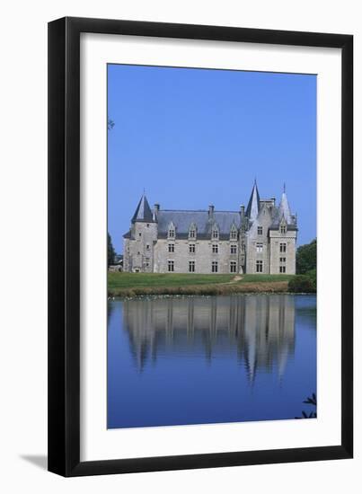 France, Brittany, Chateau De La Motte Beaumanoir-null-Framed Giclee Print